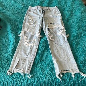 American eagle light wash comfort stretch wristband size 10